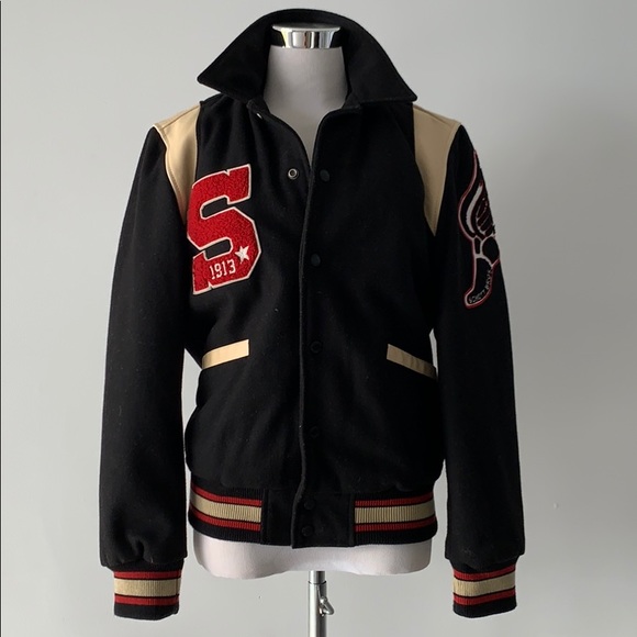 schott varsity jacket